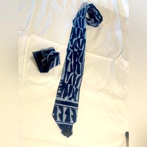 This is African fabric tie made with ancestral material